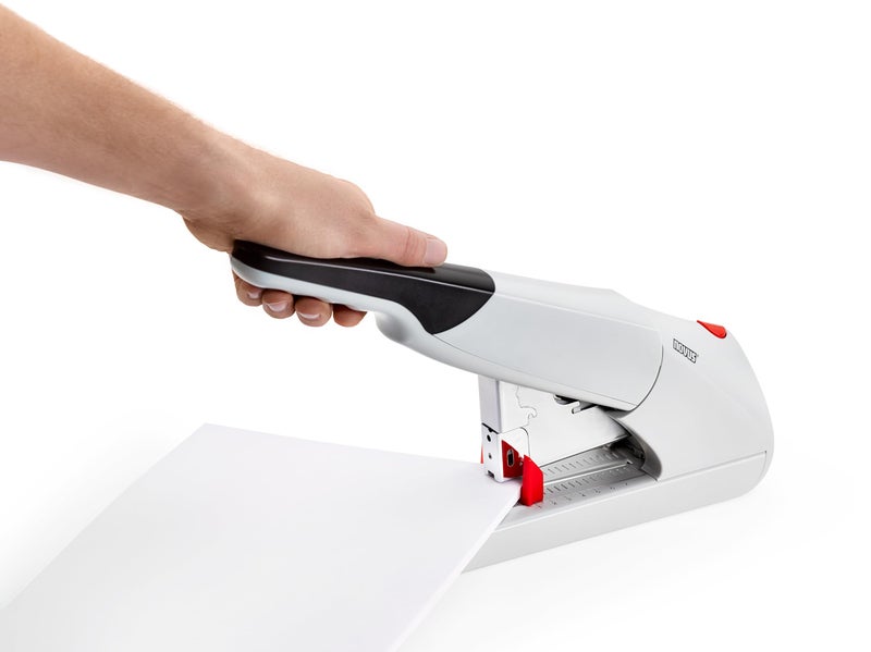 Novus B56 Heavy Duty Stapler, 200 Sheet Capacity, Anti-Jam, 3" Stapling Depth w/ Adjustable Guide, Staple Bypass, German Engineered (023-0059) - Image 2